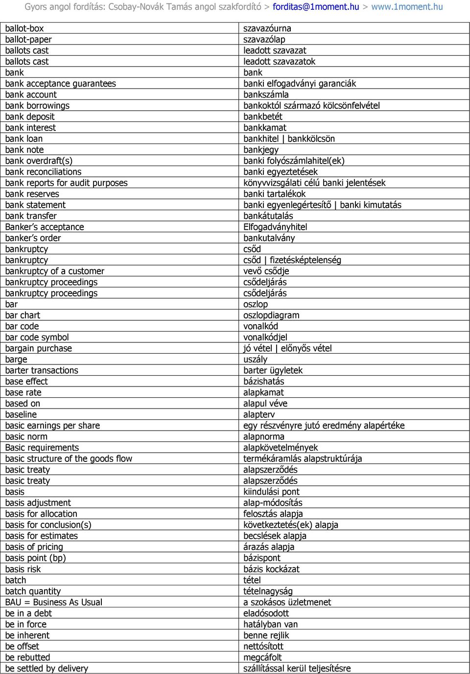 proceedings bar bar chart bar code bar code symbol bargain purchase barge barter transactions base effect base rate based on baseline basic earnings per share basic norm Basic requirements basic