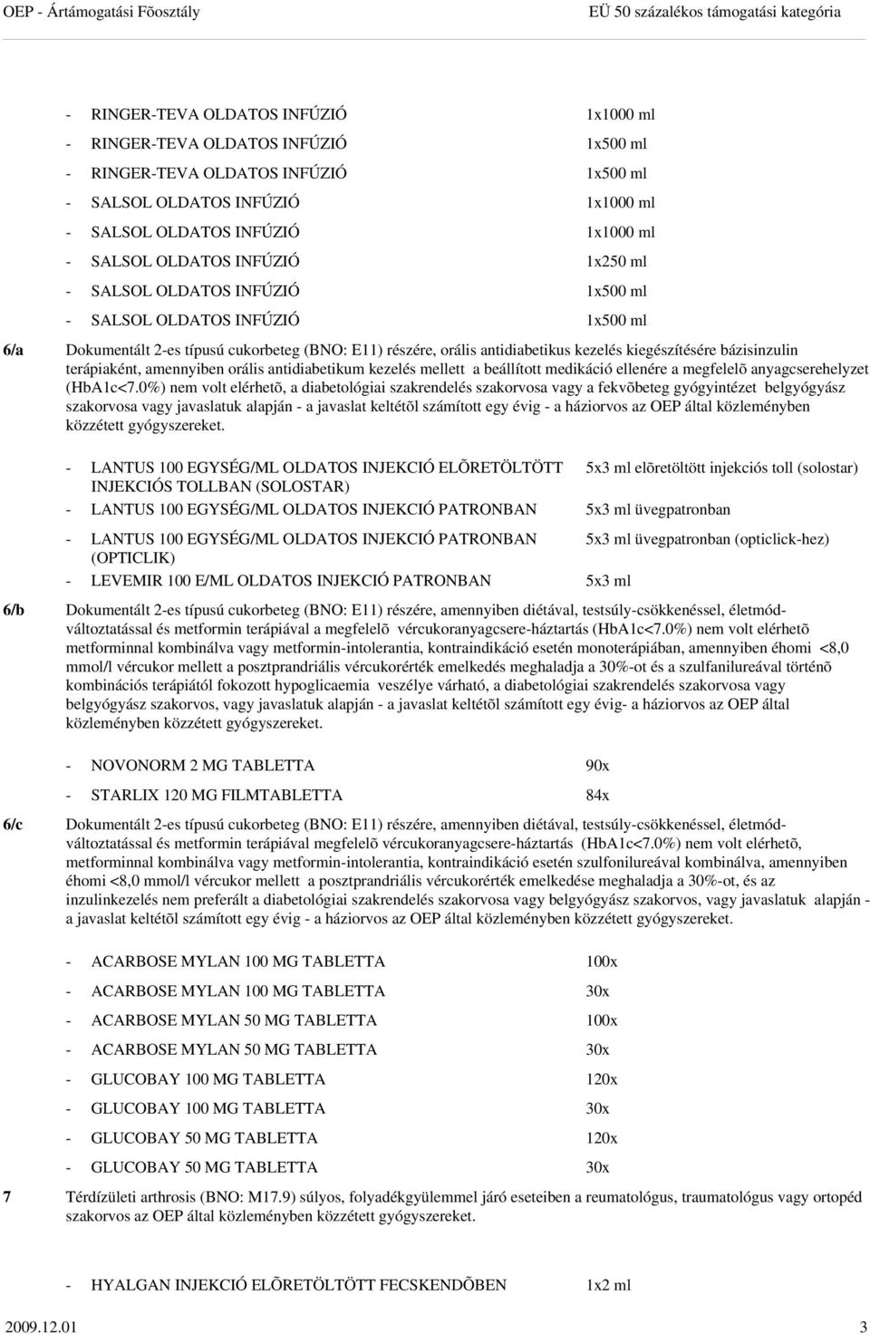 antidiabetikus kezelés kiegészítésére bázisinzulin terápiaként, amennyiben orális antidiabetikum kezelés mellett a beállított medikáció ellenére a megfelelõ anyagcserehelyzet (HbA1c<7.