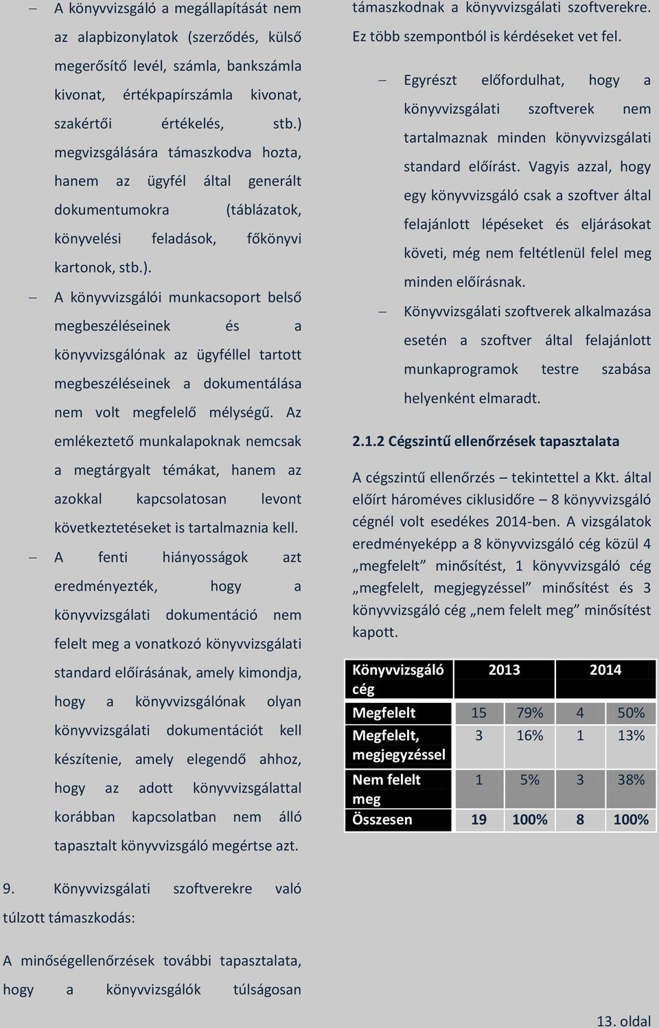 Az emlékeztető munkalapoknak nemcsak a megtárgyalt témákat, hanem az azokkal kapcsolatosan levont következtetéseket is tartalmaznia kell.