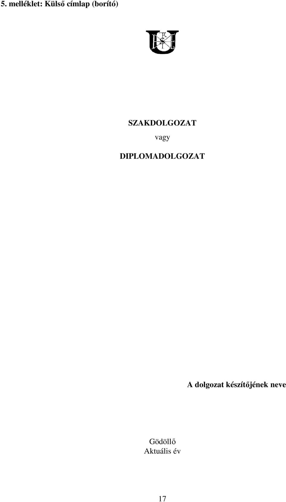 DIPLOMADOLGOZAT A dolgozat