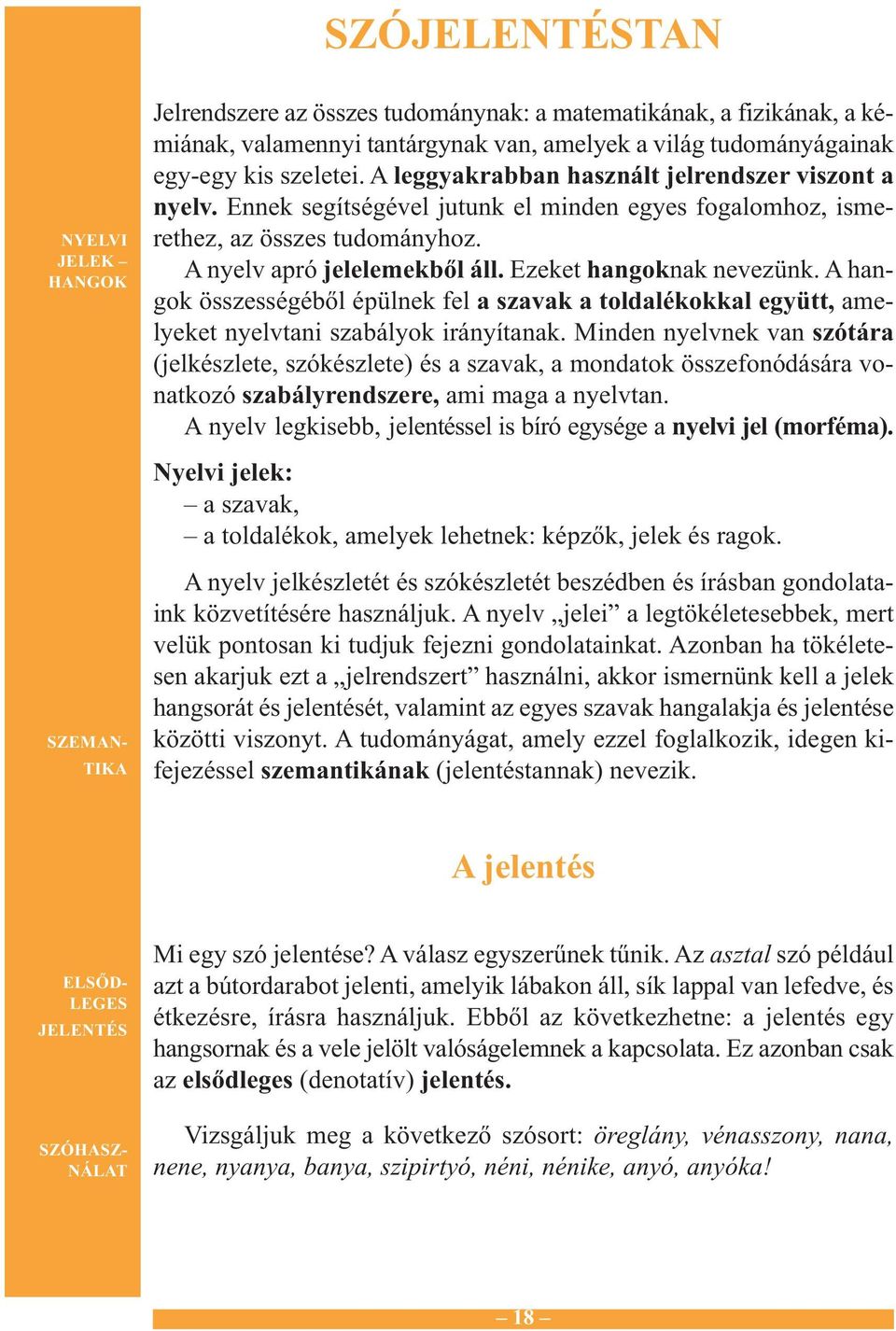 A hangok összességéből épülnek fel a szavak a toldalékokkal együtt, amelyeket nyelvtani szabályok irányítanak.