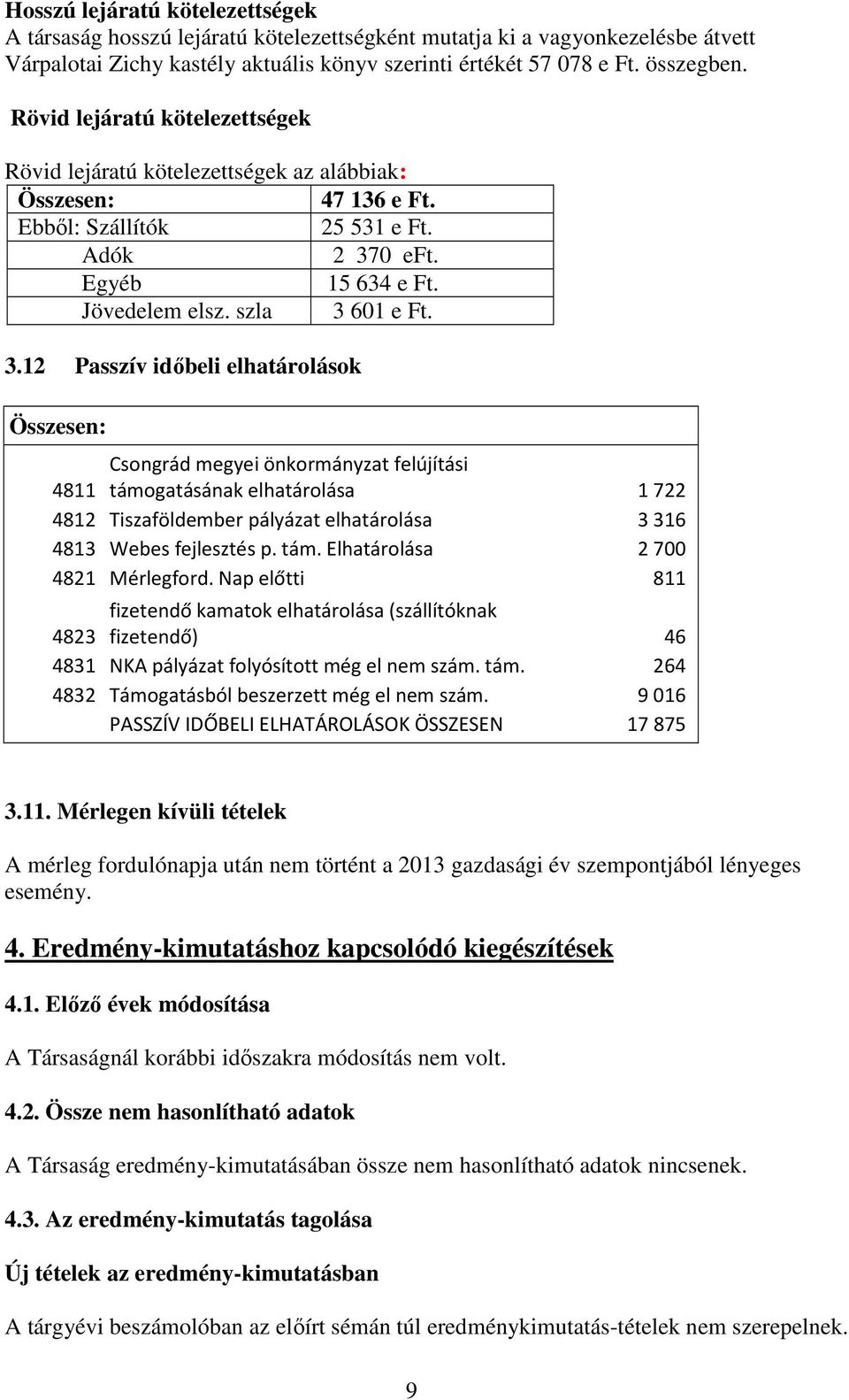 0 eft. Egyéb 15 634 e Ft. Jövedelem elsz. szla 3 