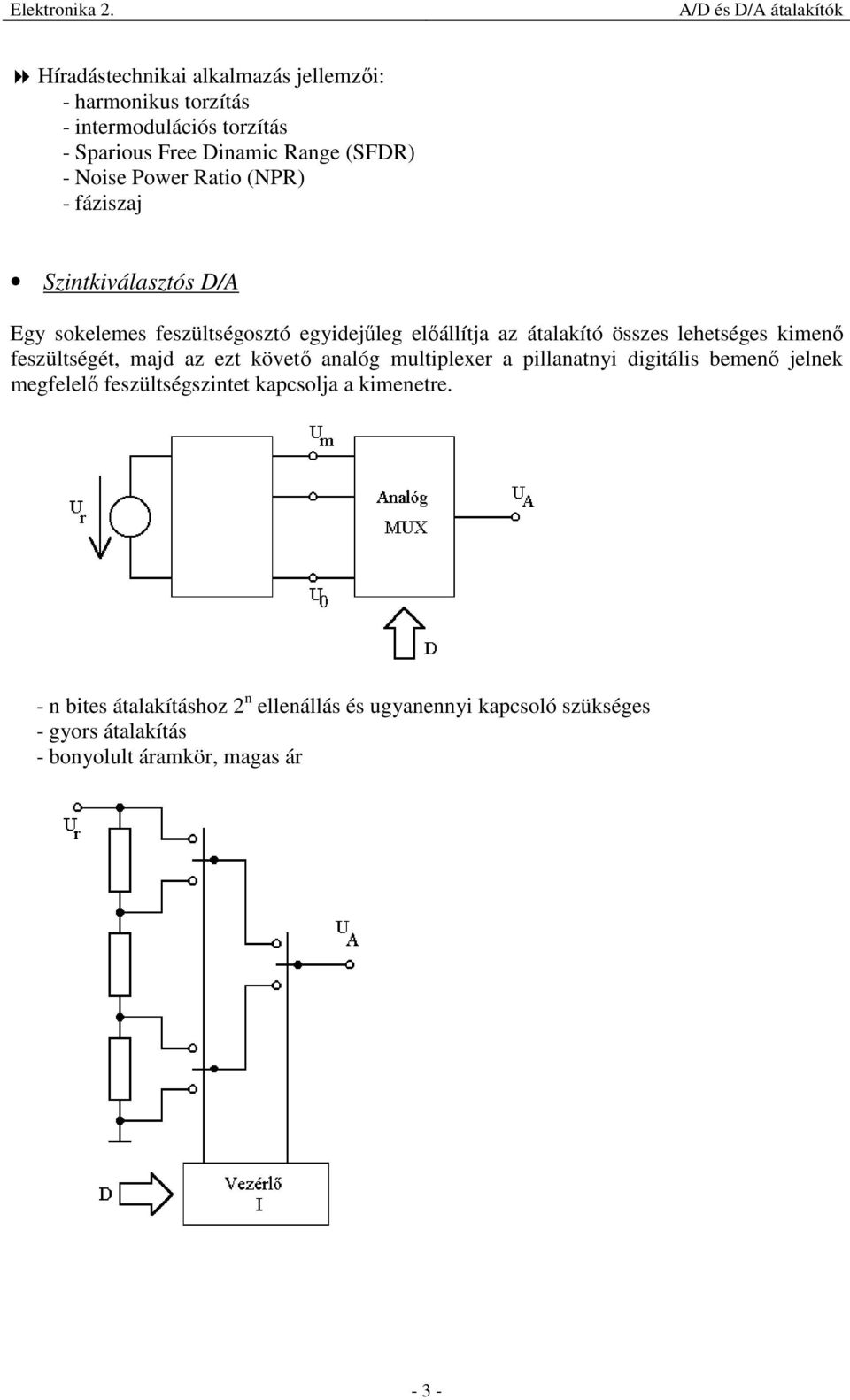 A/D ÉS D/A ÁTALAKÍTÓK - PDF Free Download