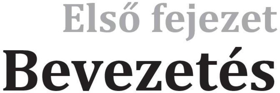 Bevezetés