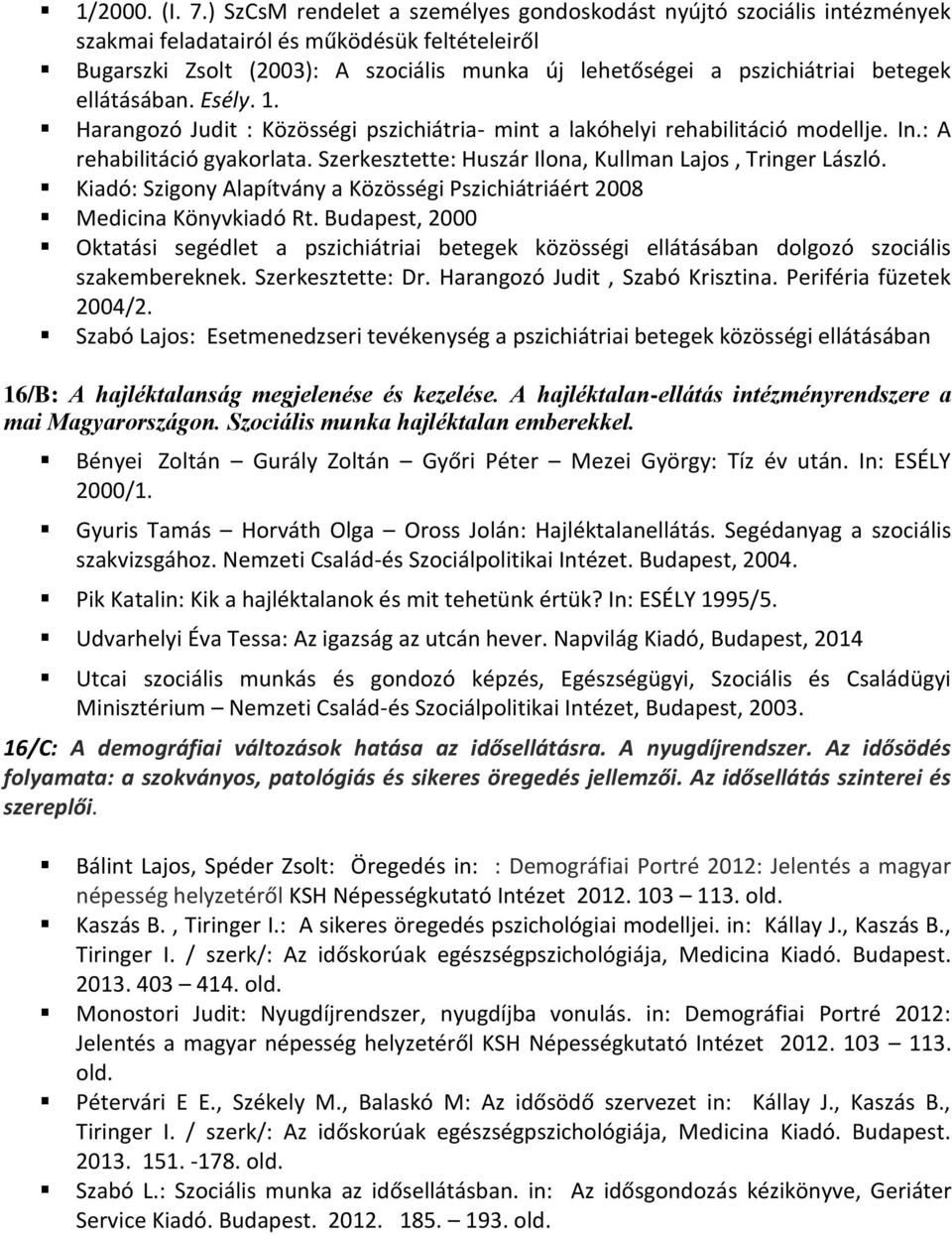 ELTE TáTK szociális munka alapképzési szak szakdolgozati és záróvizsga  követelményei - PDF Ingyenes letöltés