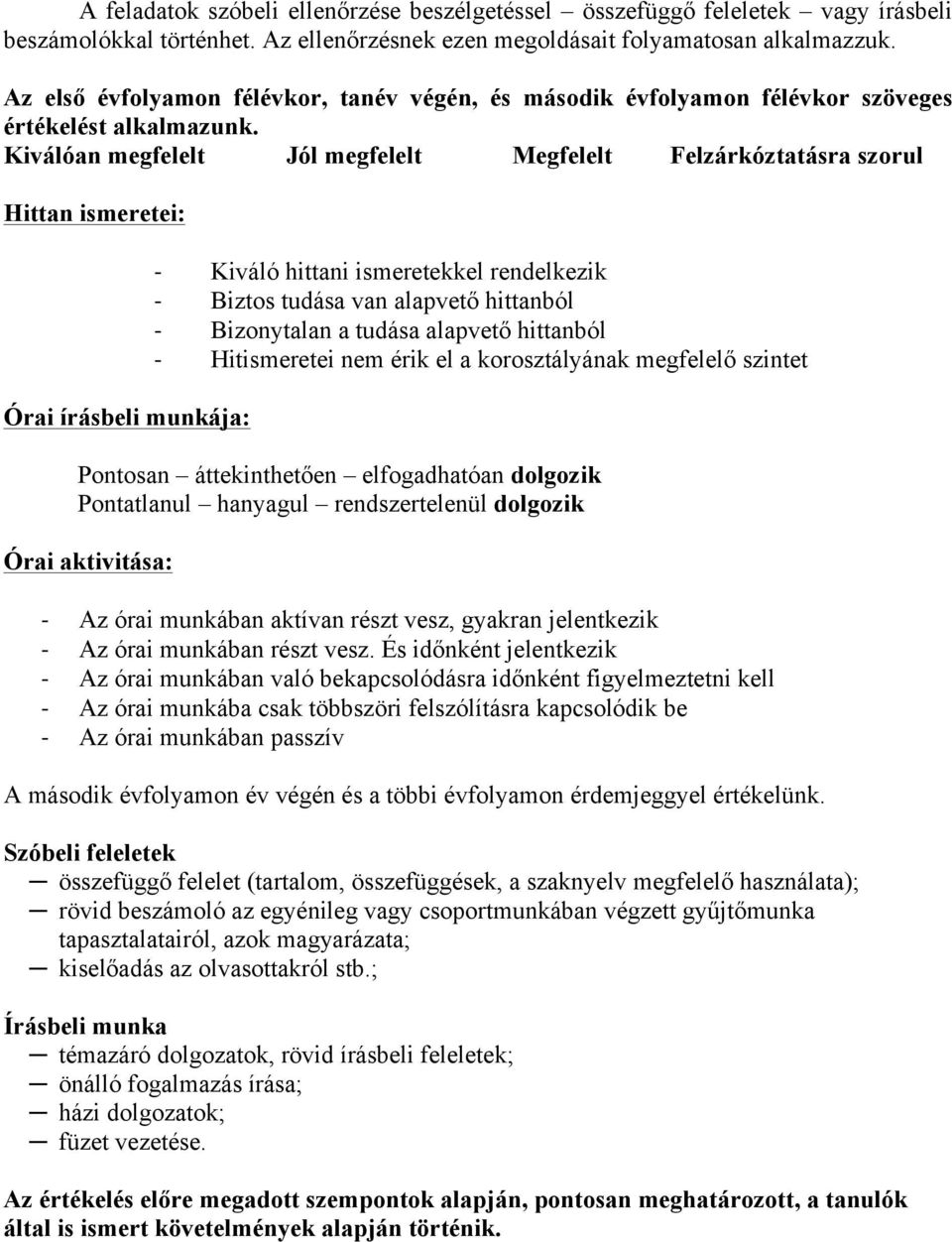 Hittan 1-8. évfolyam - PDF Ingyenes letöltés