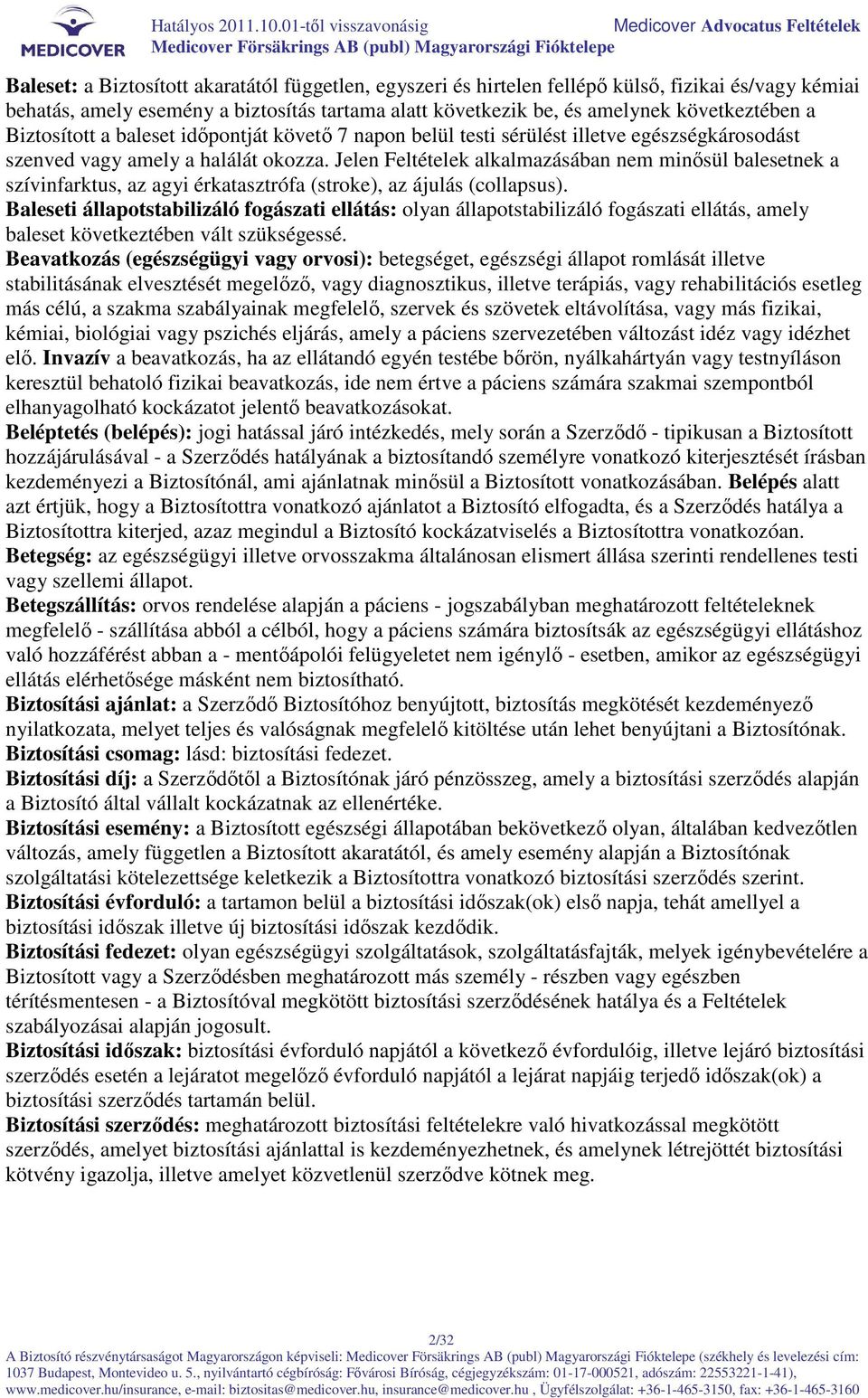 Medicover Försäkrings AB (publ) Magyarországi Fióktelepe - PDF Free Download