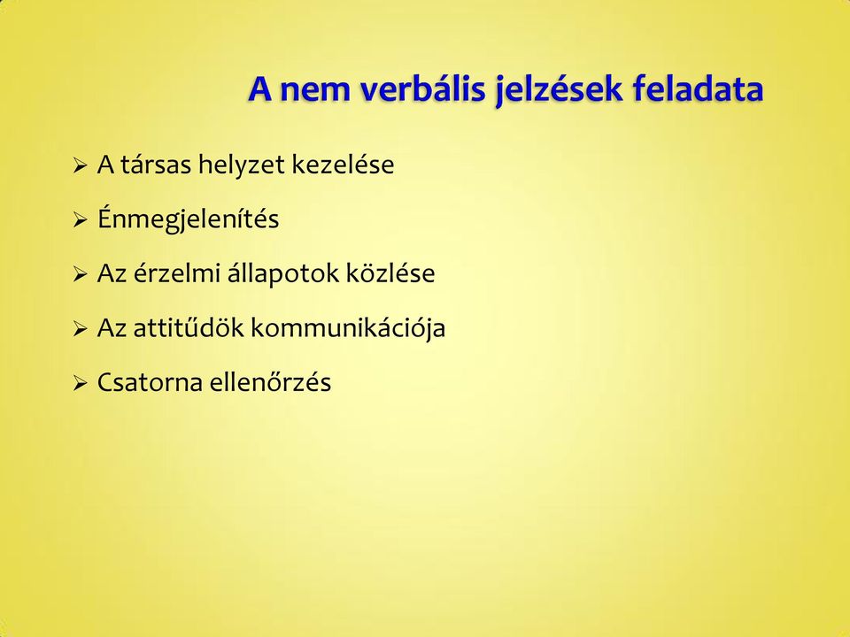 állapotok közlése Az
