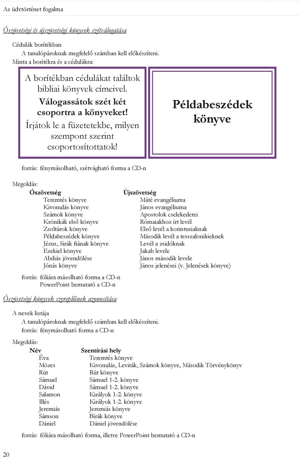 Írjátok le a füzetetekbe, milyen szempont szerint csoportosítottatok!