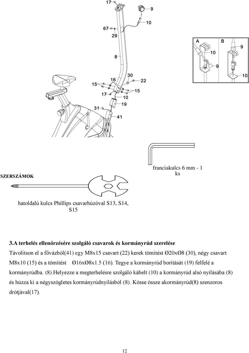 Használati útmutató IN 3535 Szobabicikli insportline Rapid SE - PDF  Ingyenes letöltés