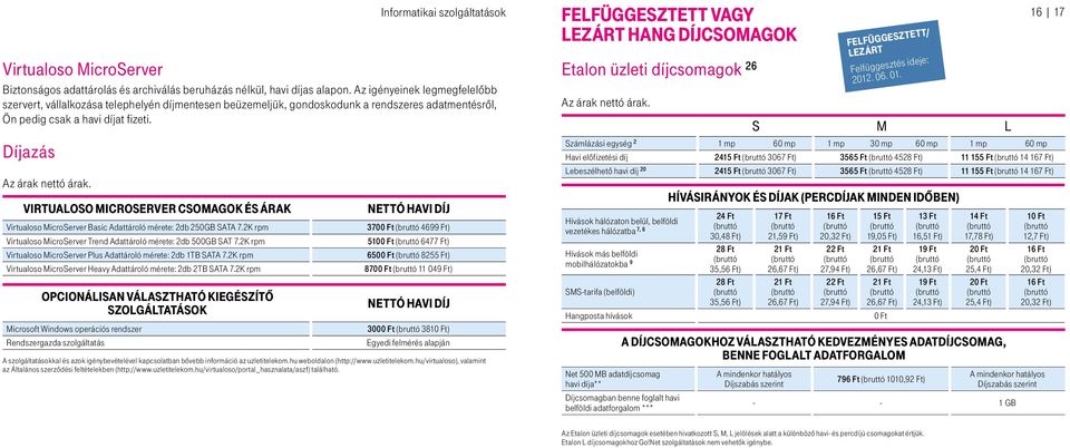 Tájékoztató a Telekom üzleti mobildíjcsomagjairól és informatikai  szolgáltatásairól - PDF Ingyenes letöltés