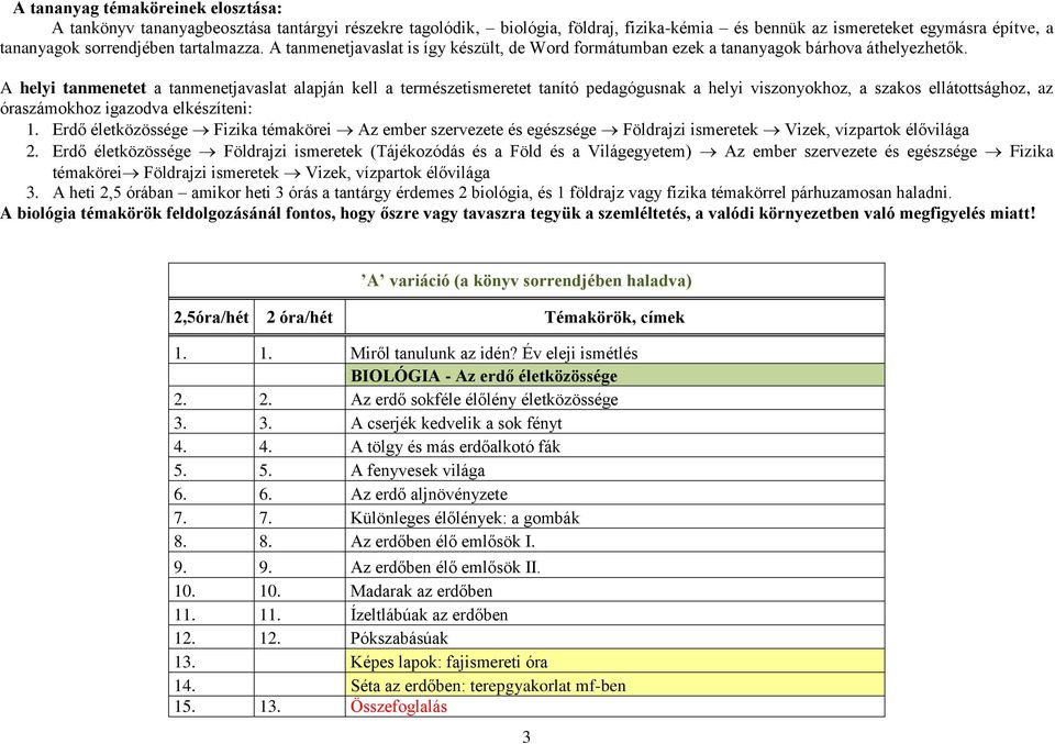 Útmutató és javasolt tanmenet a Természetismeret tankönyv a 6. évfolyama  számára című tankönyvhöz (RE11643) - PDF Ingyenes letöltés