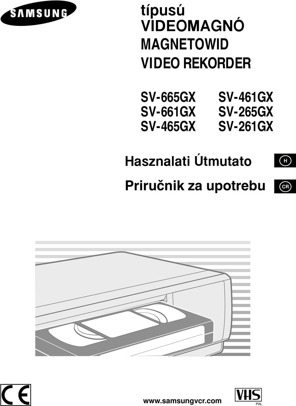 SV-461GX SV-265GX SV-261GX asznalati