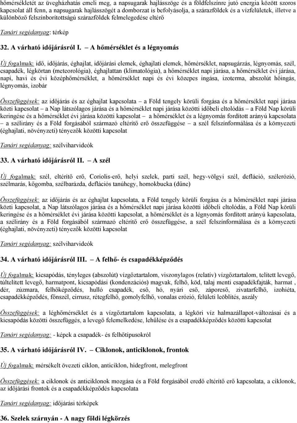 A hőmérséklet és a légnyomás Új fogalmak: idő, időjárás, éghajlat, időjárási elemek, éghajlati elemek, hőmérséklet, napsugárzás, légnyomás, szél, csapadék, légkörtan (meteorológia), éghajlattan