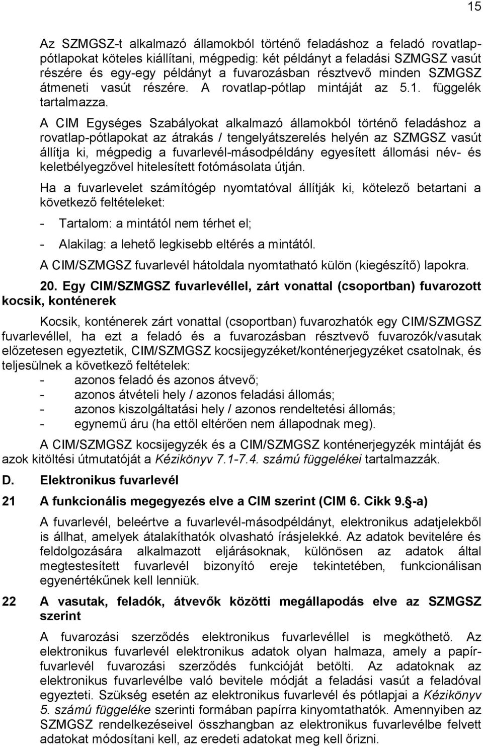 CIM/SZMGSZ Fuvarlevél Kézikönyv (GLV- CIM/SMGS) - PDF Ingyenes letöltés