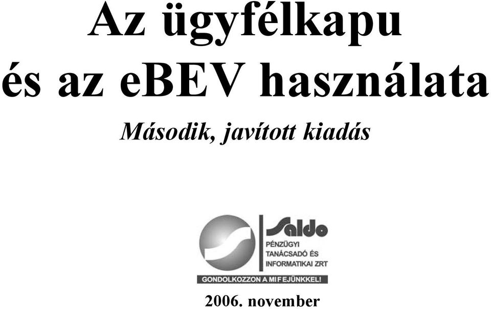 Második, javított