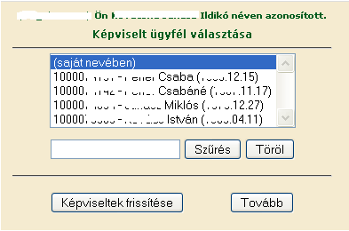 2 Egységes kérelem felületen az Ügyfélészrevétel űrlapra történő belépés 2.1.