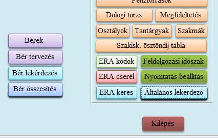 Ha ERA kódot választunk, egy ERA kód összesent kapunk.