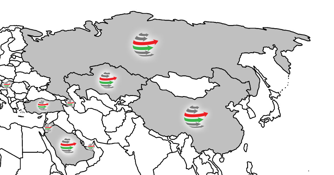 Célországok, viszonylati kereskedőházak 2013: 8 viszonylati kereskedőház megnyitása: Azerbajdzsán Egyesült Arab Emirátusok Jordánia Kazahsztán Kína