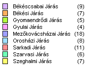 Békés Megye Járásai a 218/2012. (VIII. 13.) Korm. rendelet szerint 1 db.