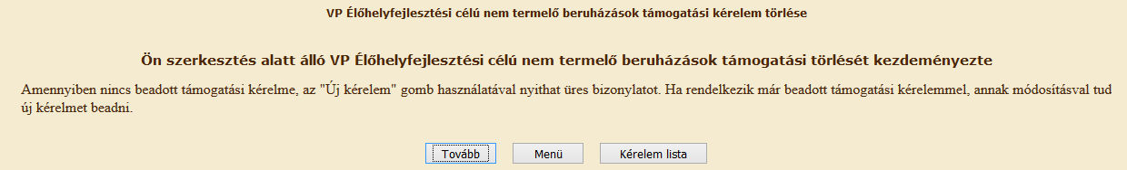 A Törlés funkciógomb megnyomása után az alábbi szöveg jelenik meg a felületen: 16. Hasznos tanácsok 1 Mozilla firefox böngésző alkalmazásában működik megfelelően a program.