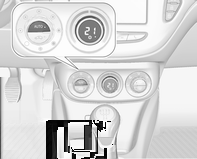 Hőmérséklet-szabályozás 131 Kezelőszervek: ventilátor fordulatszám hőmérséklet levegőelosztás n : hűtés AUTO : automatikus üzemmód 4 : belső levegőkeringtetés V : párátlanítás és jégmentesítés Ü :