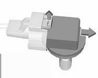 Oldalsó lámpa/nappali menetlámpa LED-ekkel Helyzetjelző és nappali menetlámpa LED lámpákat tartalmaz, ezért ezek nem cserélhetők. Egy hibás LED esetén kérje egy szerviz segítségét.