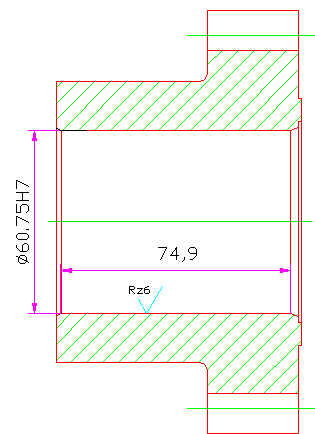 1. táblázat Jelölésrendszer bemutatása Jelölés Alkalmazott technológia és az előírt érdességi jellemező K/I K/II E/I E/II Keményesztergált furat R z 3 előírással Keményesztergált furat R z 6