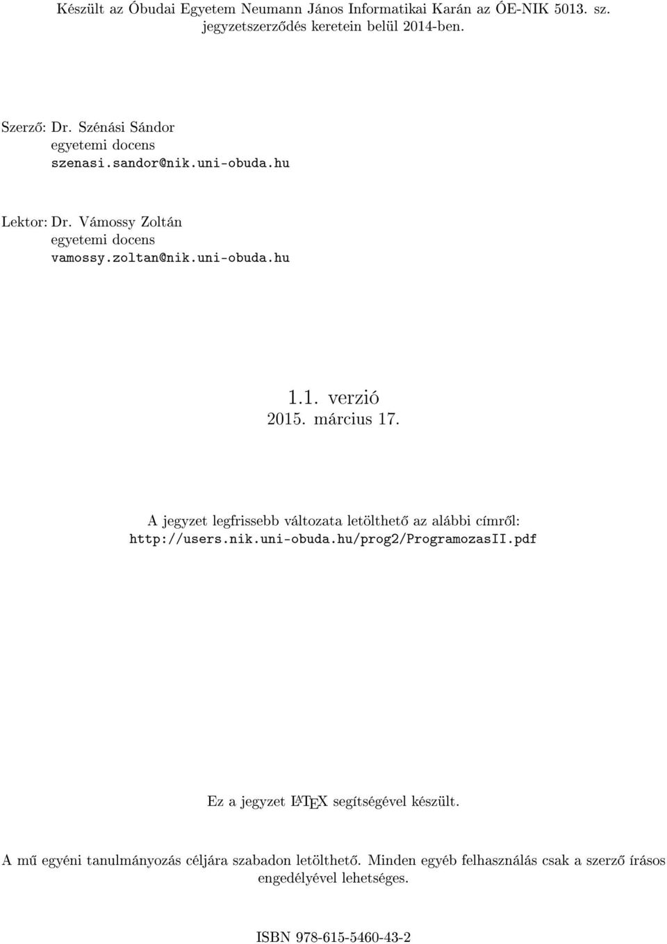 Algoritmusok, adatszerkezetek II. - PDF Ingyenes letöltés