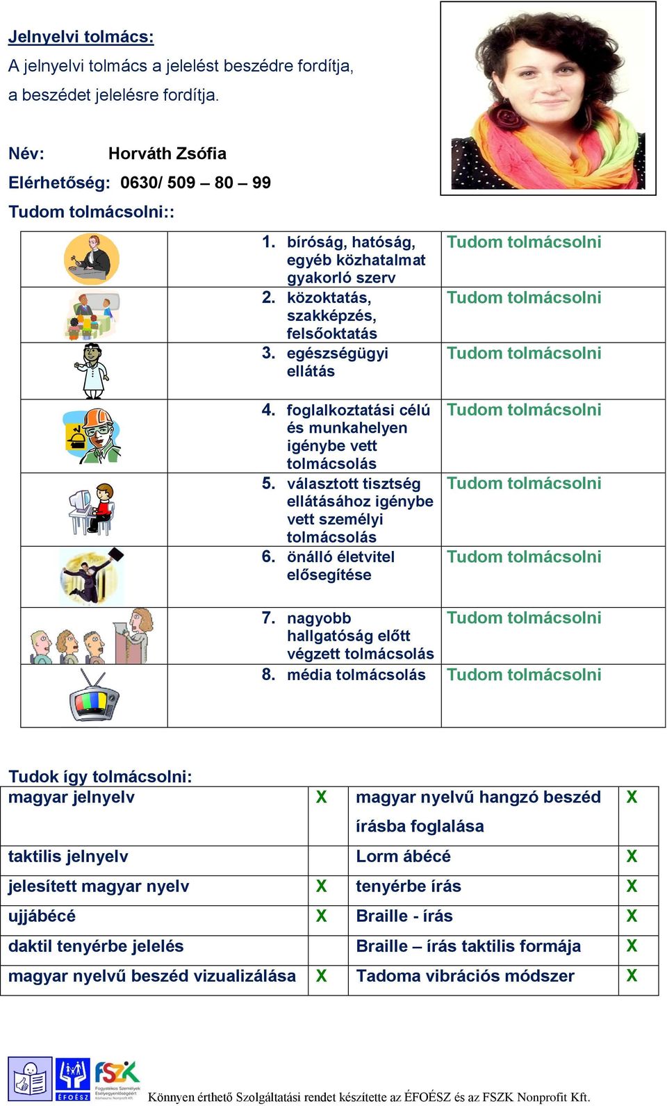 média taktilis jelnyelv Lorm ábécé jelesített magyar nyelv tenyérbe írás ujjábécé