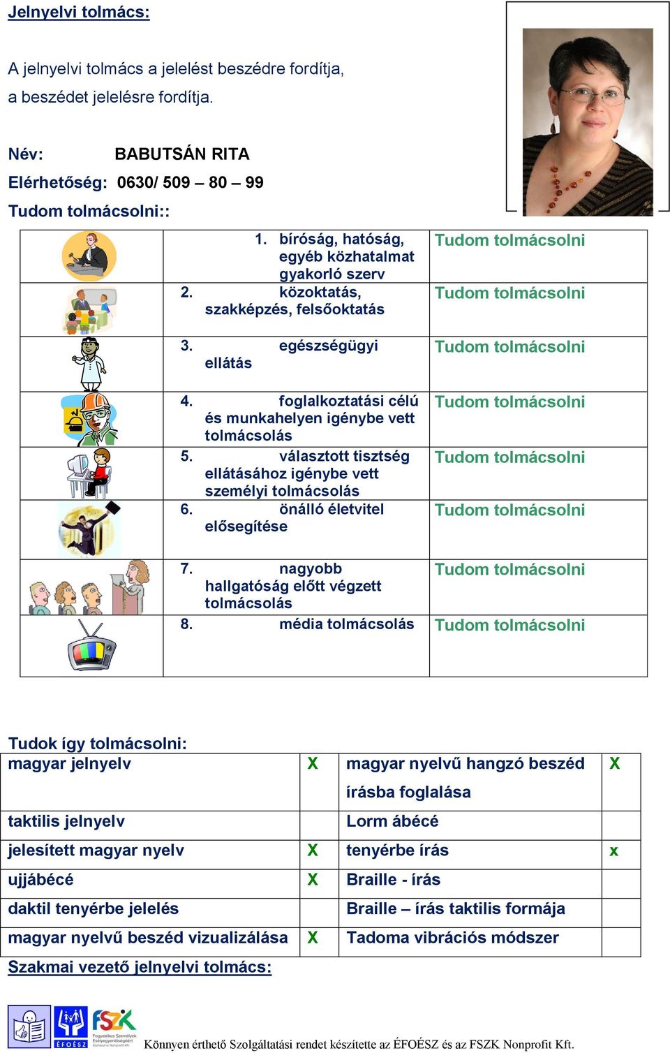 x ujjábécé Braille - írás daktil tenyérbe jelelés Braille írás taktilis