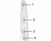 Autóápolás 151 Hátsó lámpák 1. Távolítsa el a három rögzítőcsavart. 2. Távolítsa el lámpa házát a gépjárműből. 3. Válassza el a csatlakozó dugót az izzótartótól. 4.