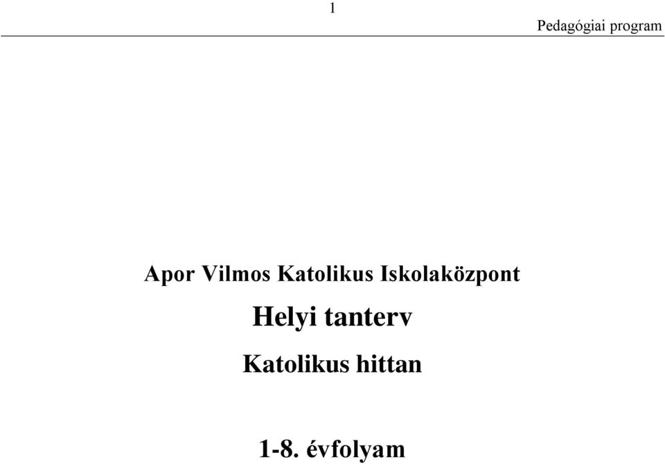 Iskolaközpont Helyi