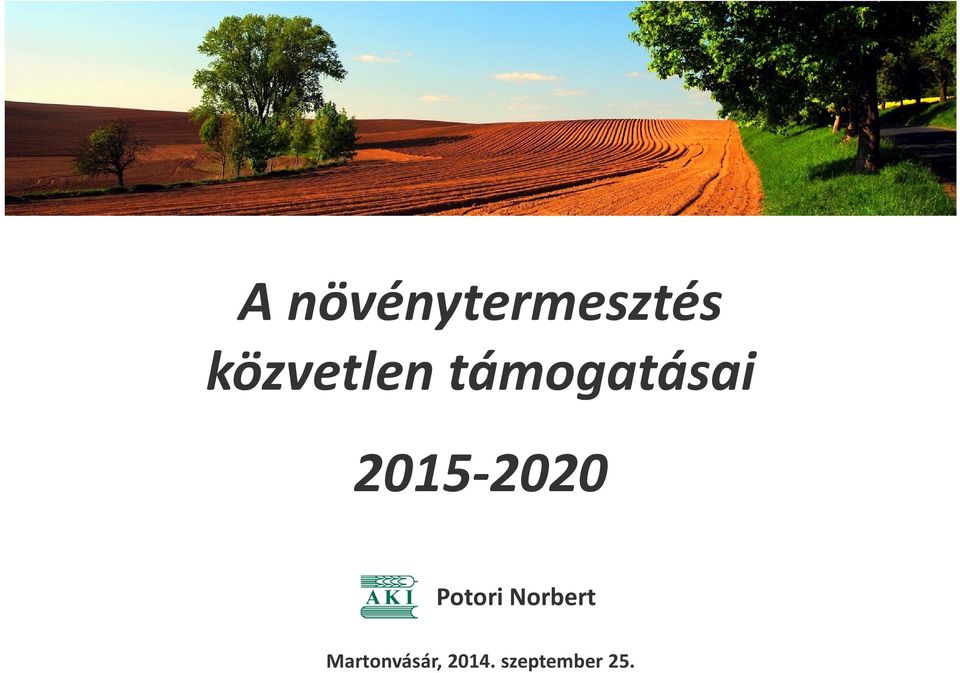 2015-2020 Potori Norbert