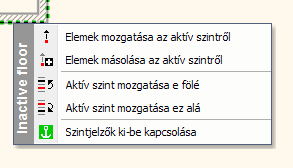 68 Újdonságok 7.2.1. Egyszerű marker parancsok Aktív szint Szint név Akkor érheti el ezeket a parancsokat, ha engedélyezte a szintjelzőket.