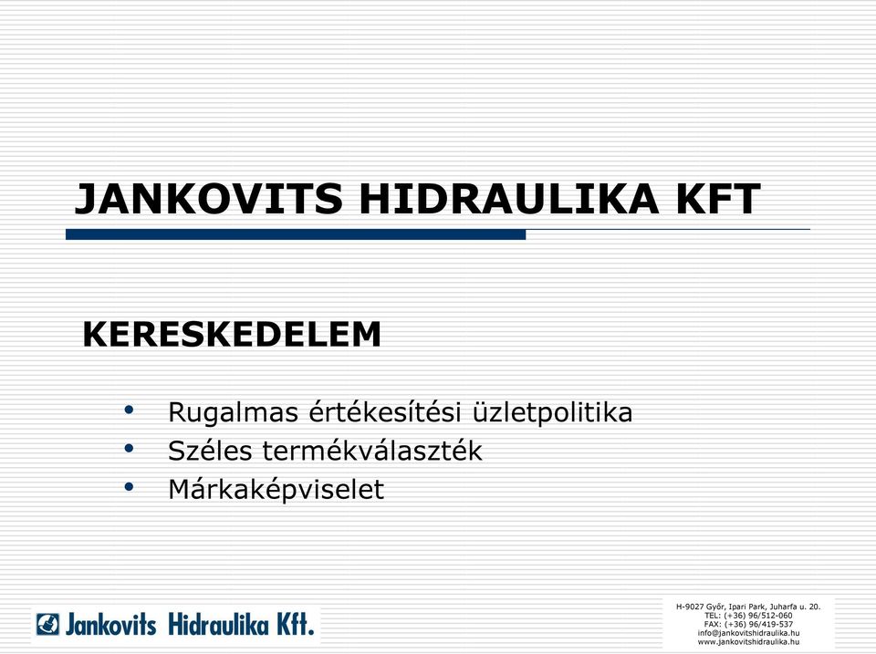 értékesítési üzletpolitika