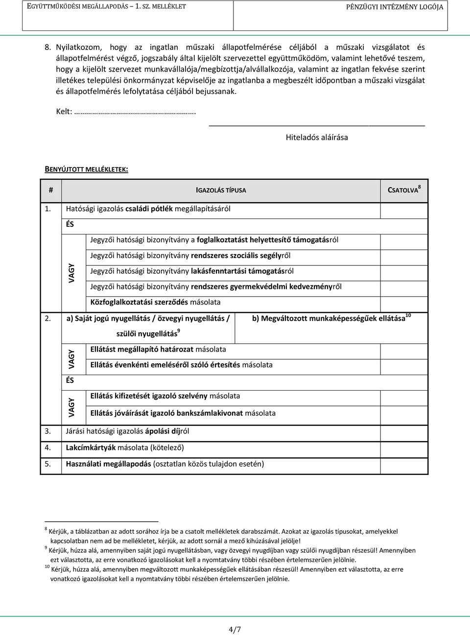 kijelölt szervezet munkavállalója/megbízottja/alvállalkozója, valamint az ingatlan fekvése szerint illetékes települési önkormányzat képviselője az ingatlanba a megbeszélt időpontban a műszaki