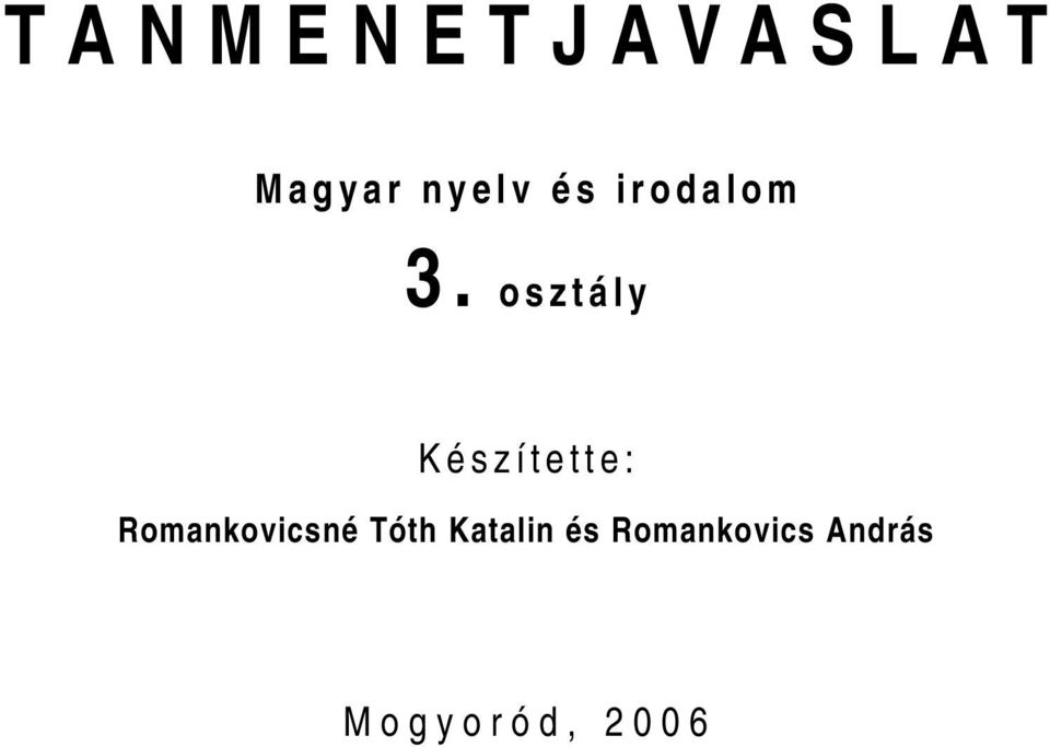 osztály Készítette: