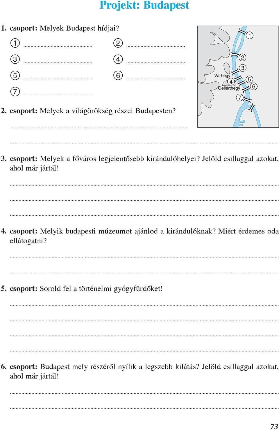 csoport: Melyik budapesti múzeumot ajánlod a kirándulóknak? Miért érdemes oda ellátogatni? 5.