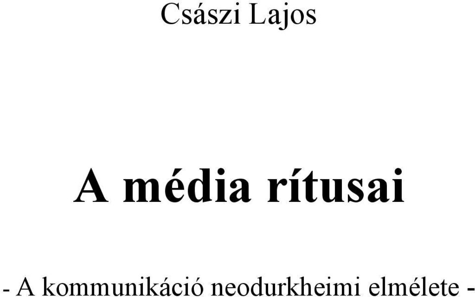 kommunikáció