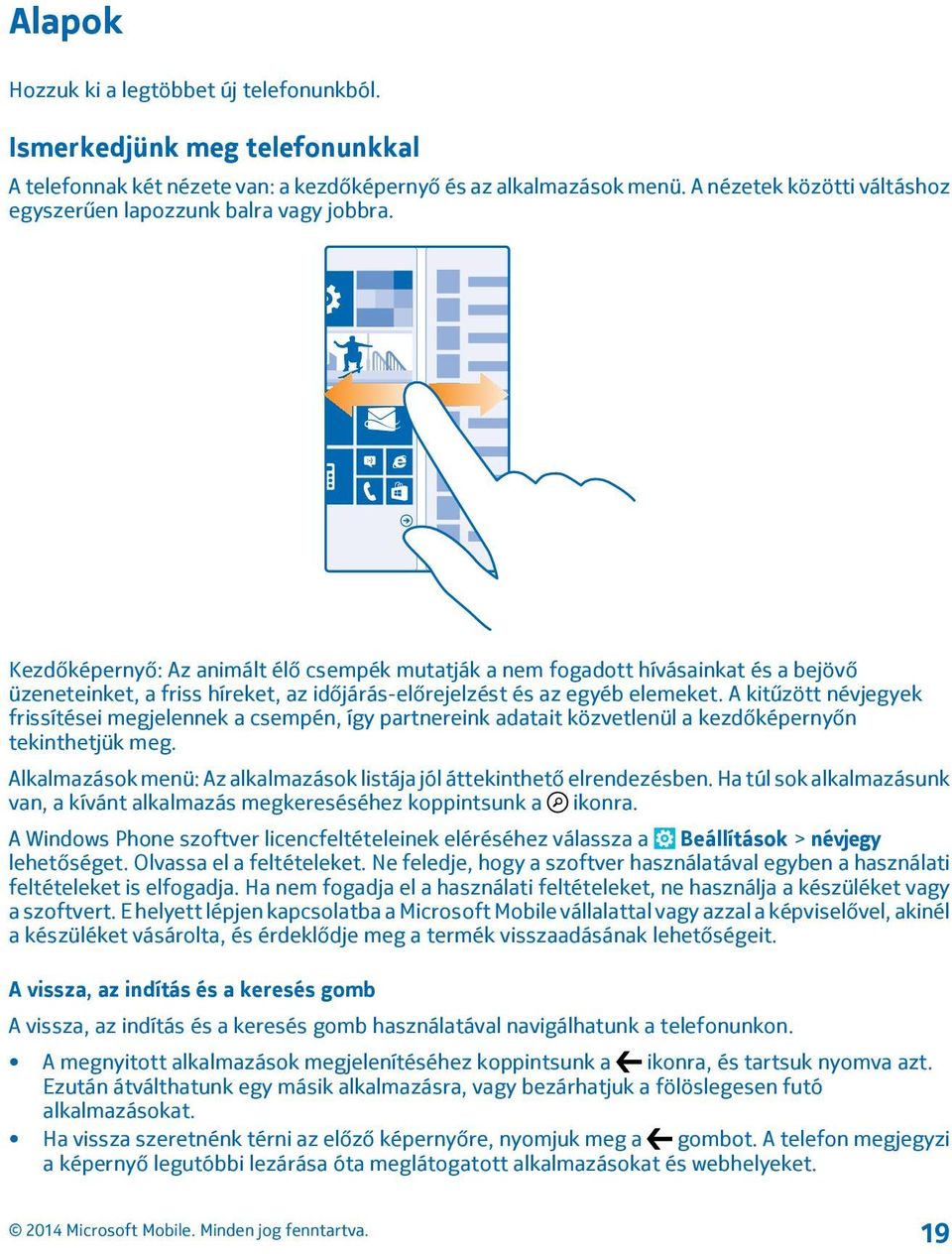 Felhasználói kézikönyv Nokia Lumia PDF Ingyenes letöltés