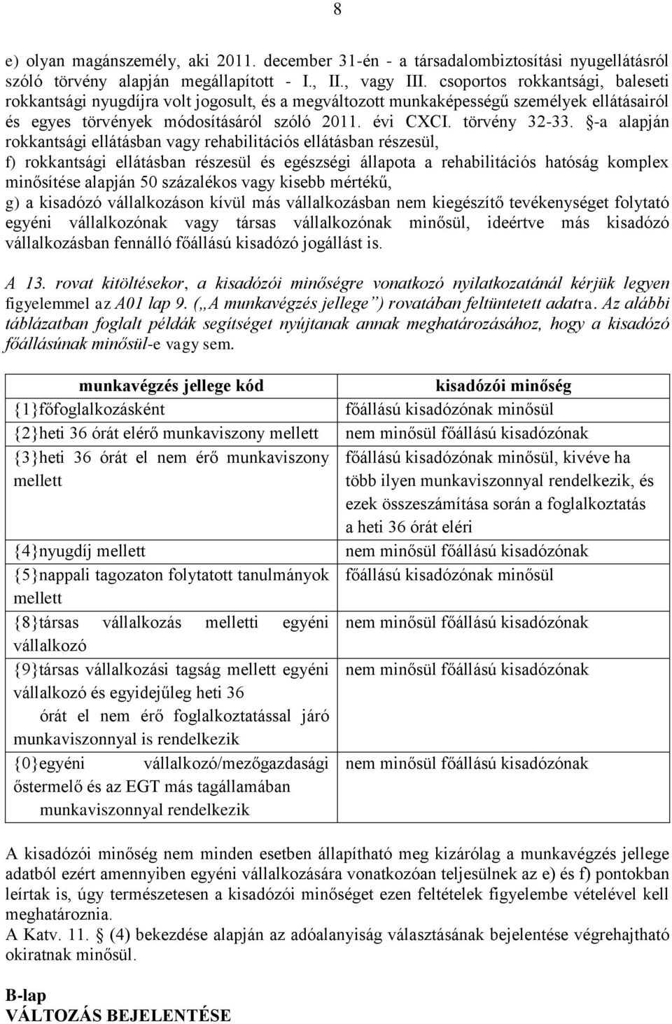 -a alapján rokkantsági ellátásban vagy rehabilitációs ellátásban részesül, f) rokkantsági ellátásban részesül és egészségi állapota a rehabilitációs hatóság komplex minősítése alapján 50 százalékos