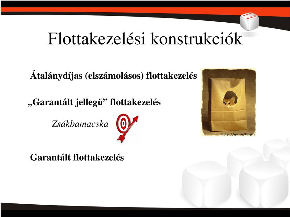 flottakezelés Garantált jellegű