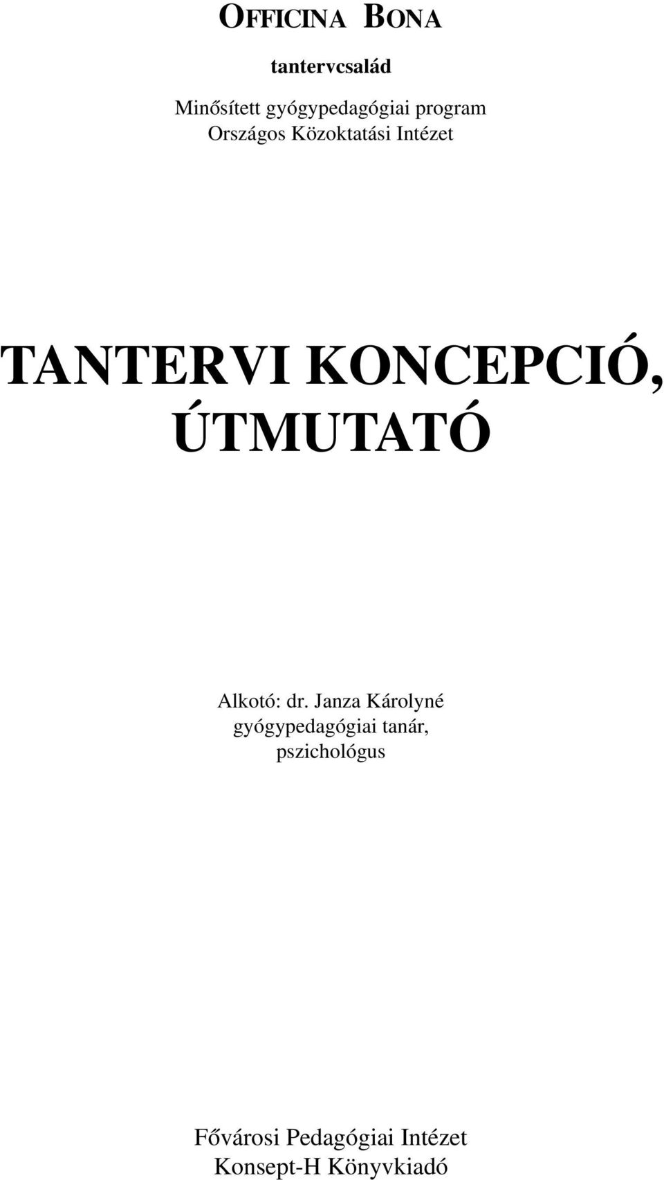 TANTERVI KONCEPCIÓ, ÚTMUTATÓ - PDF Free Download