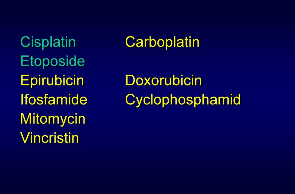 Ifosfamide Doxorubicin