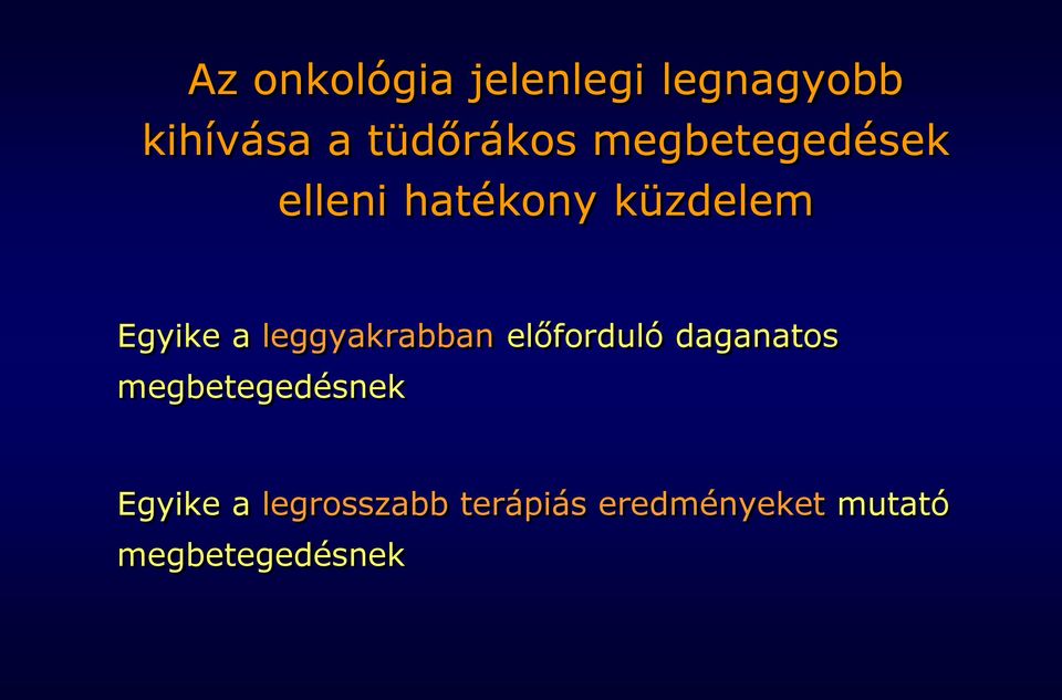 leggyakrabban előforduló daganatos megbetegedésnek