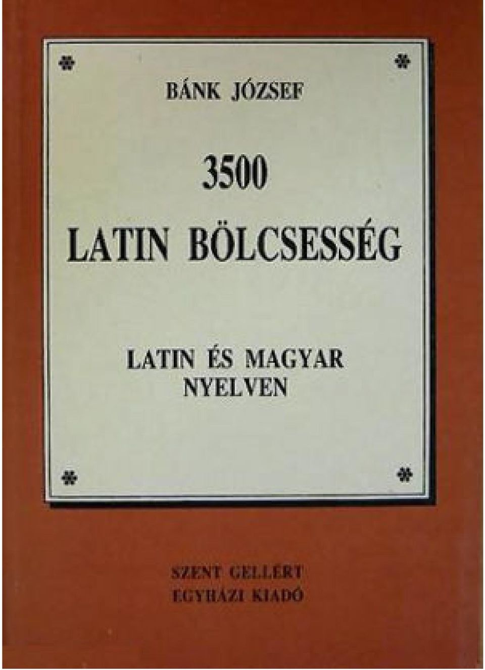 Bánk József. Latin bölcsességek - PDF Free Download