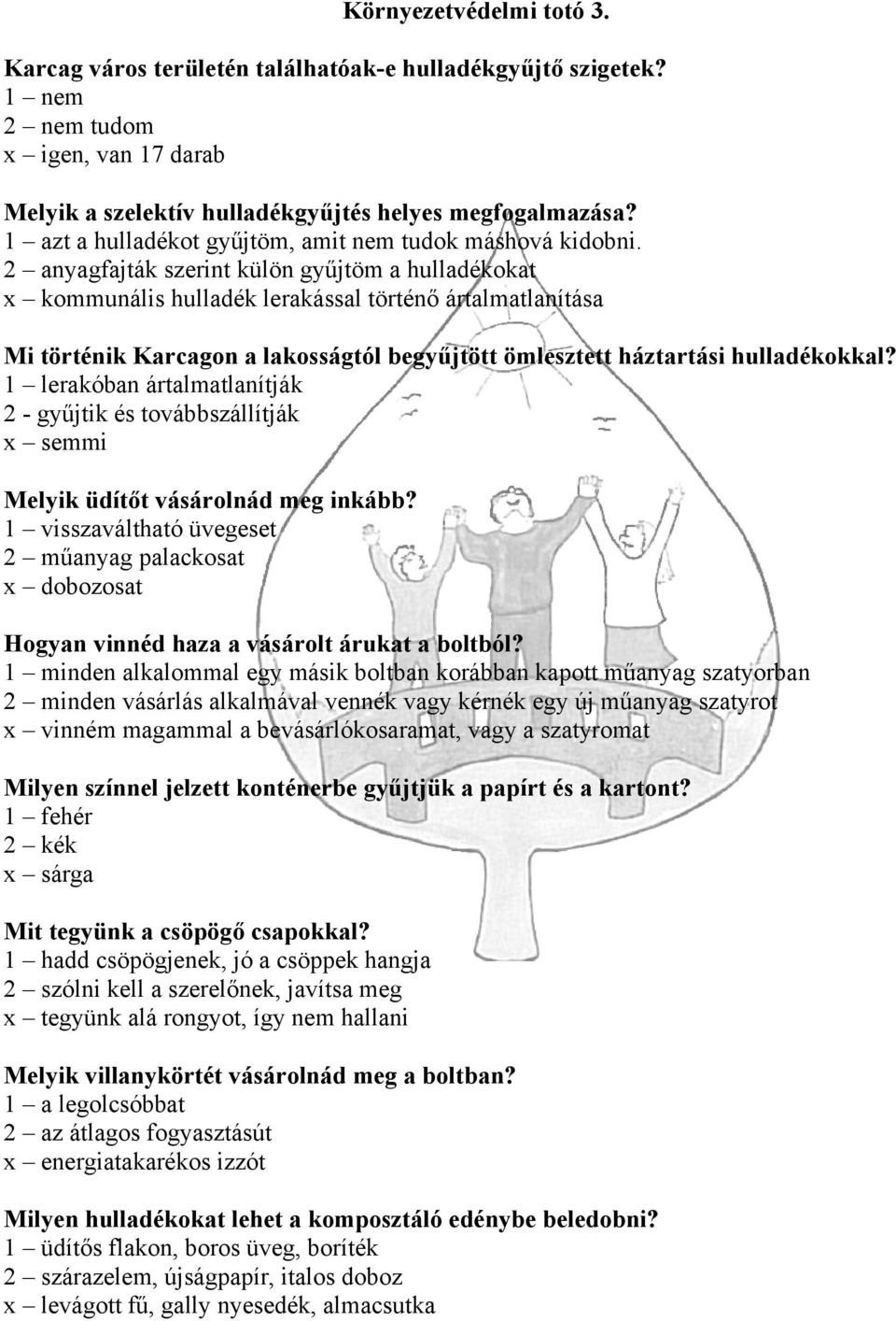 Környezetvédelmi totó 1. - PDF Ingyenes letöltés