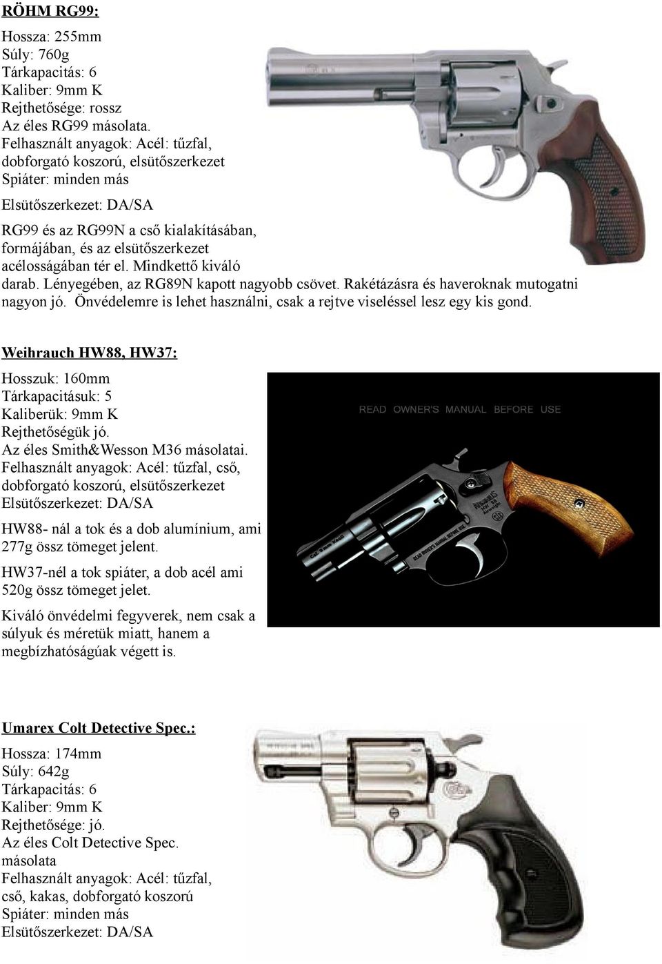 Ismertetjük a revolver fegyvereket. (Más néven: Forgótáras pisztolyok) -  PDF Ingyenes letöltés