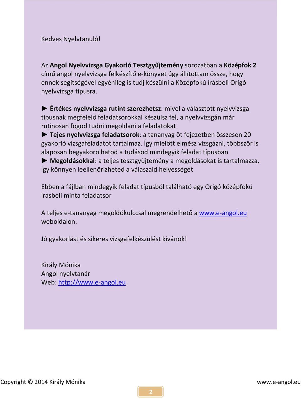 Angol Nyelvvizsga Gyakorló Tesztgyőjtemény - PDF Ingyenes letöltés